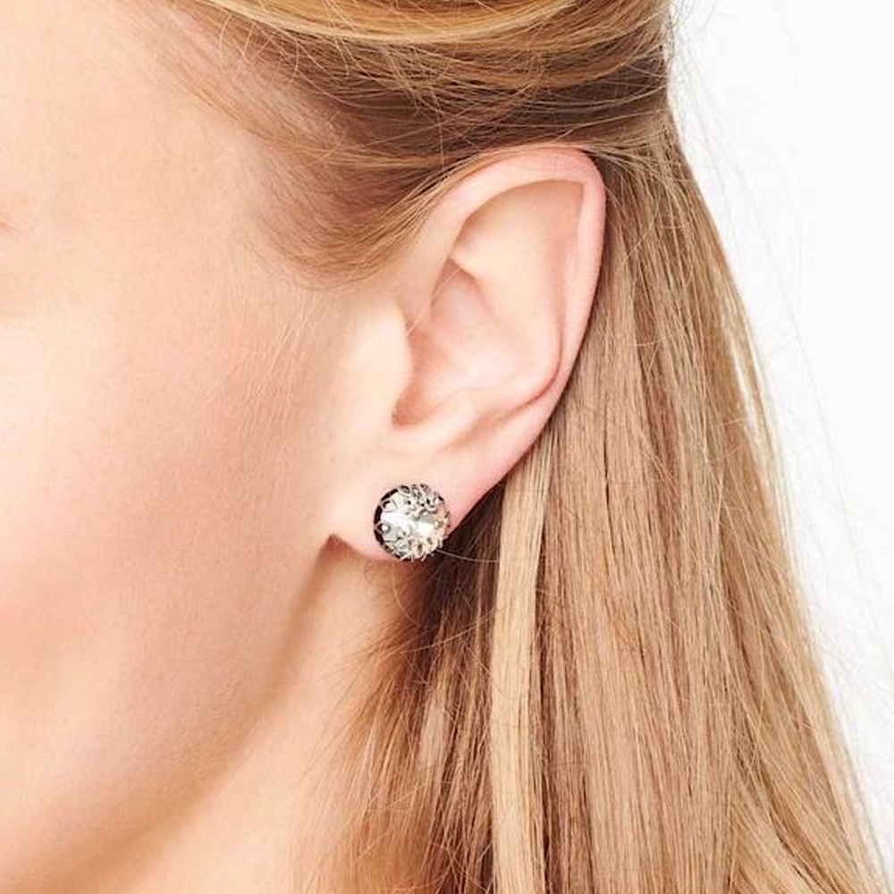 New Stella & Dot Vintage Crystal Stud earrings - used for display only w/box